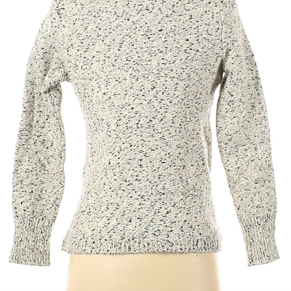 Banana Republic Sweater V Neck Marled Cotton Wool Blend - Picture 5 of 7